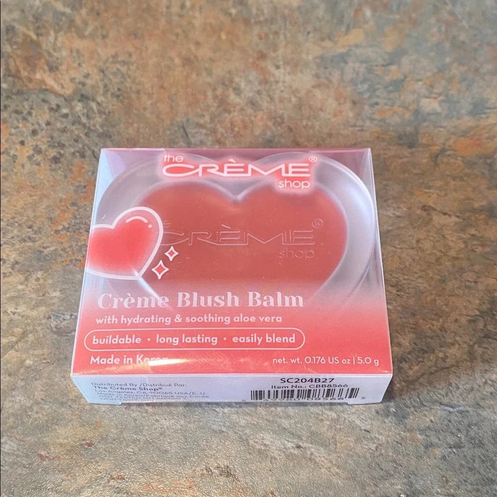 The Crème Shop Crème Blush Balm  - LoveStruck- NIB